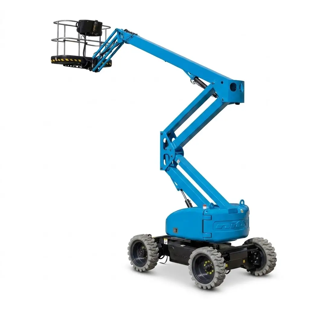 Knikarmhoogwerker accu 15 meter