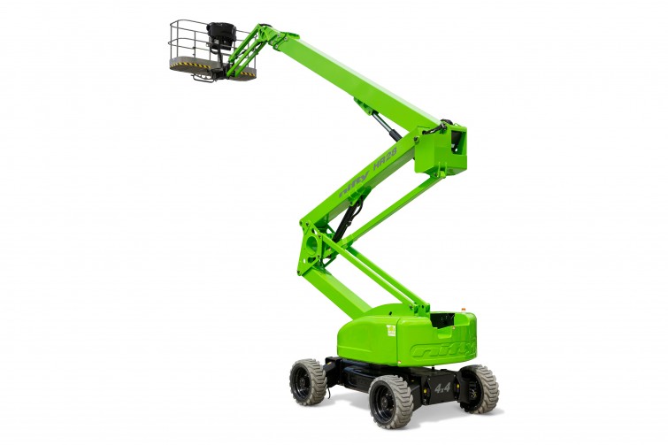 Knikarmhoogwerker hybride (4×4) 28 meter