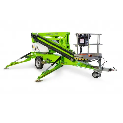 Aanhanger kniktelescoop hoogwerker 21 meter